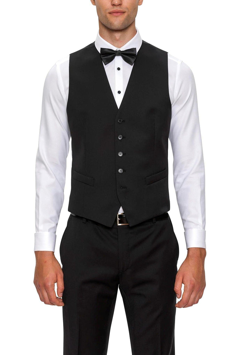 Mighty F34087 Black - Gibson Vest - Harrys for Menswear