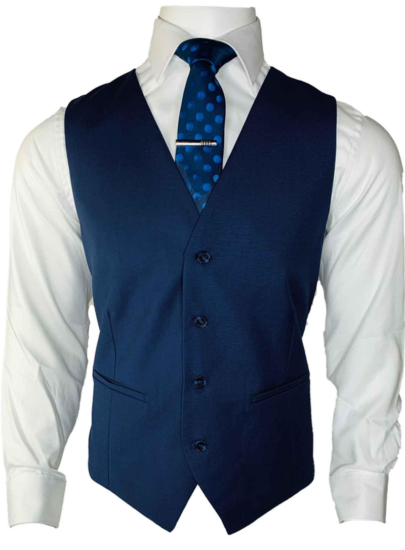 T10 - Saul Navy Vest - Harrys for Menswear