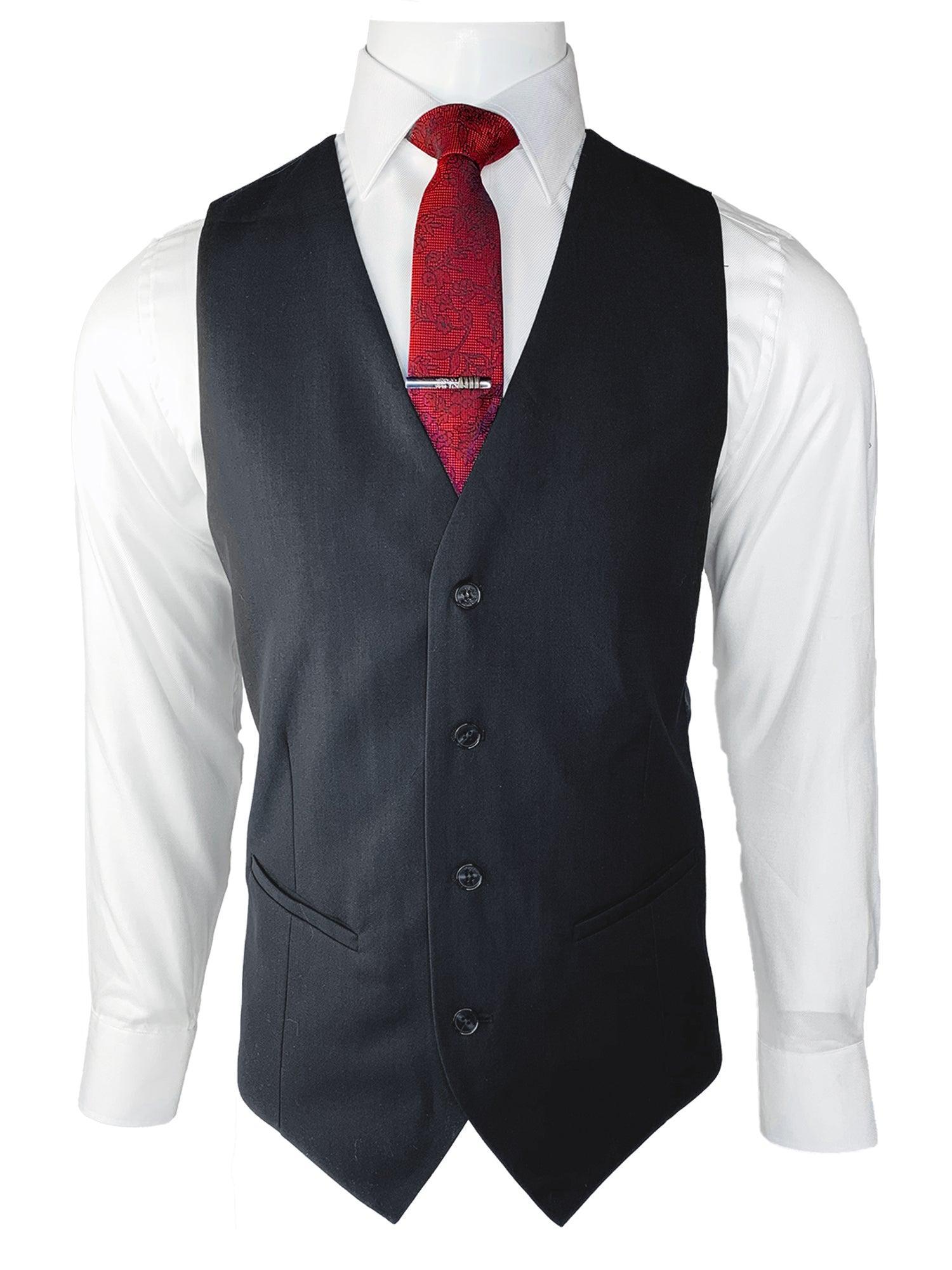 T12 - Saul Char Waist Coat - Harrys for Menswear