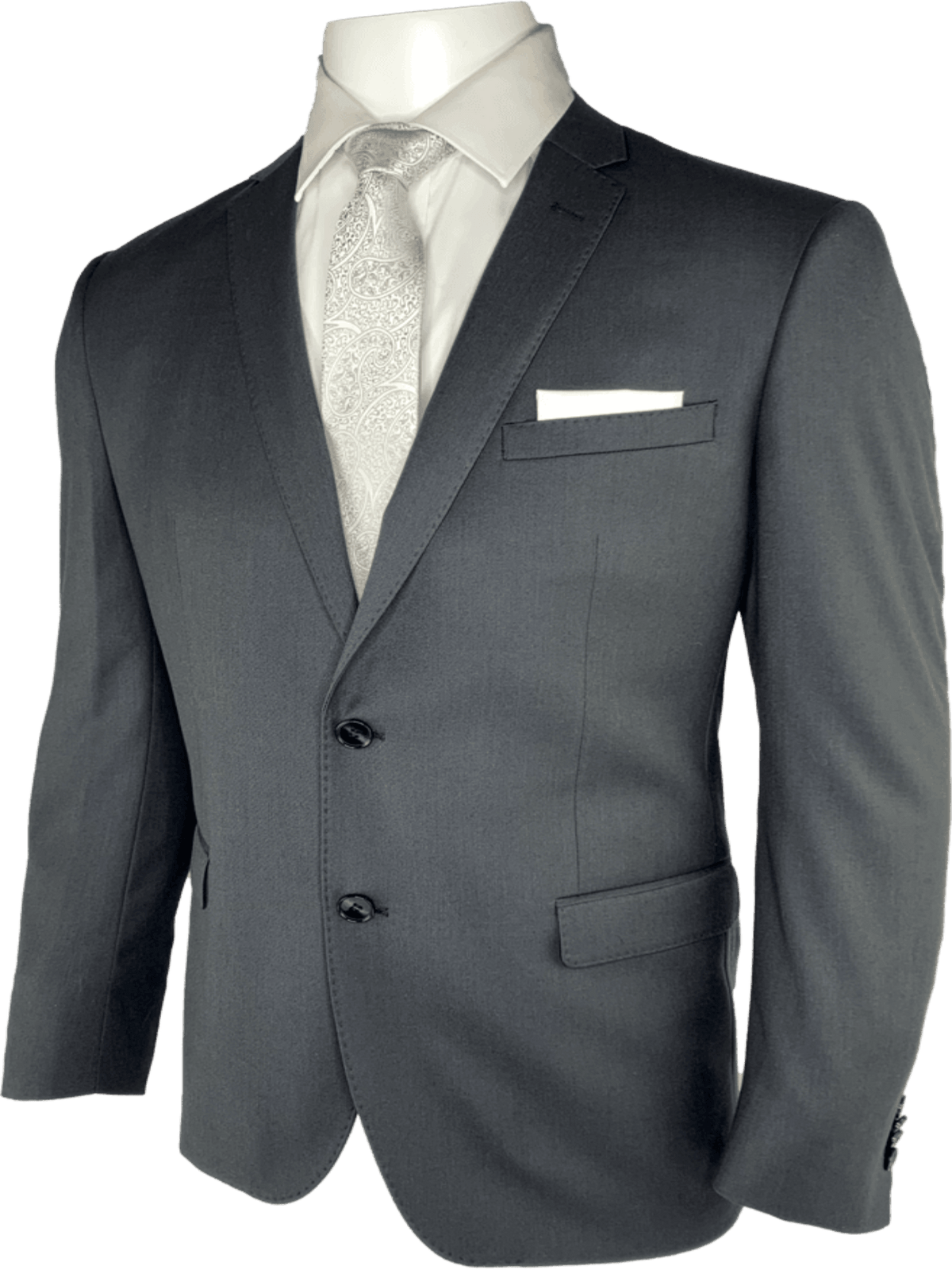T12 - David Charcoal Jacket - Harrys for Menswear