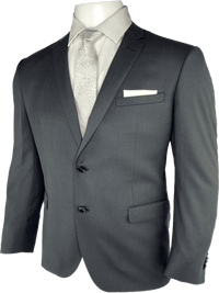T12 - David Charcoal Jacket - Harrys for Menswear
