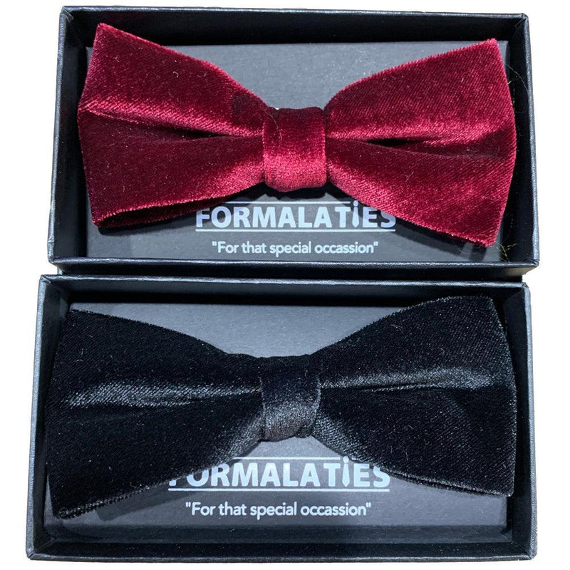 Formalities Velvet Bow Tie - Harrys for Menswear