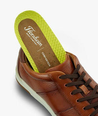 Crossover Lace Toe Sneaker - Cognac - Harrys for Menswear